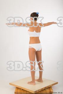 Whole body underwear modeling t pose of Leah 0005
